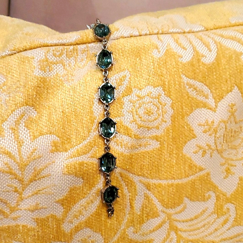 Glitzy  Bella women's Swarovski crystal bracelet.